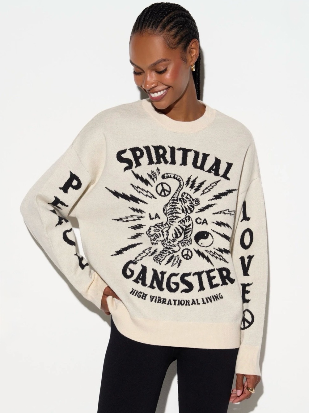 Spiritual Gangster El Tigre Claire Sweater